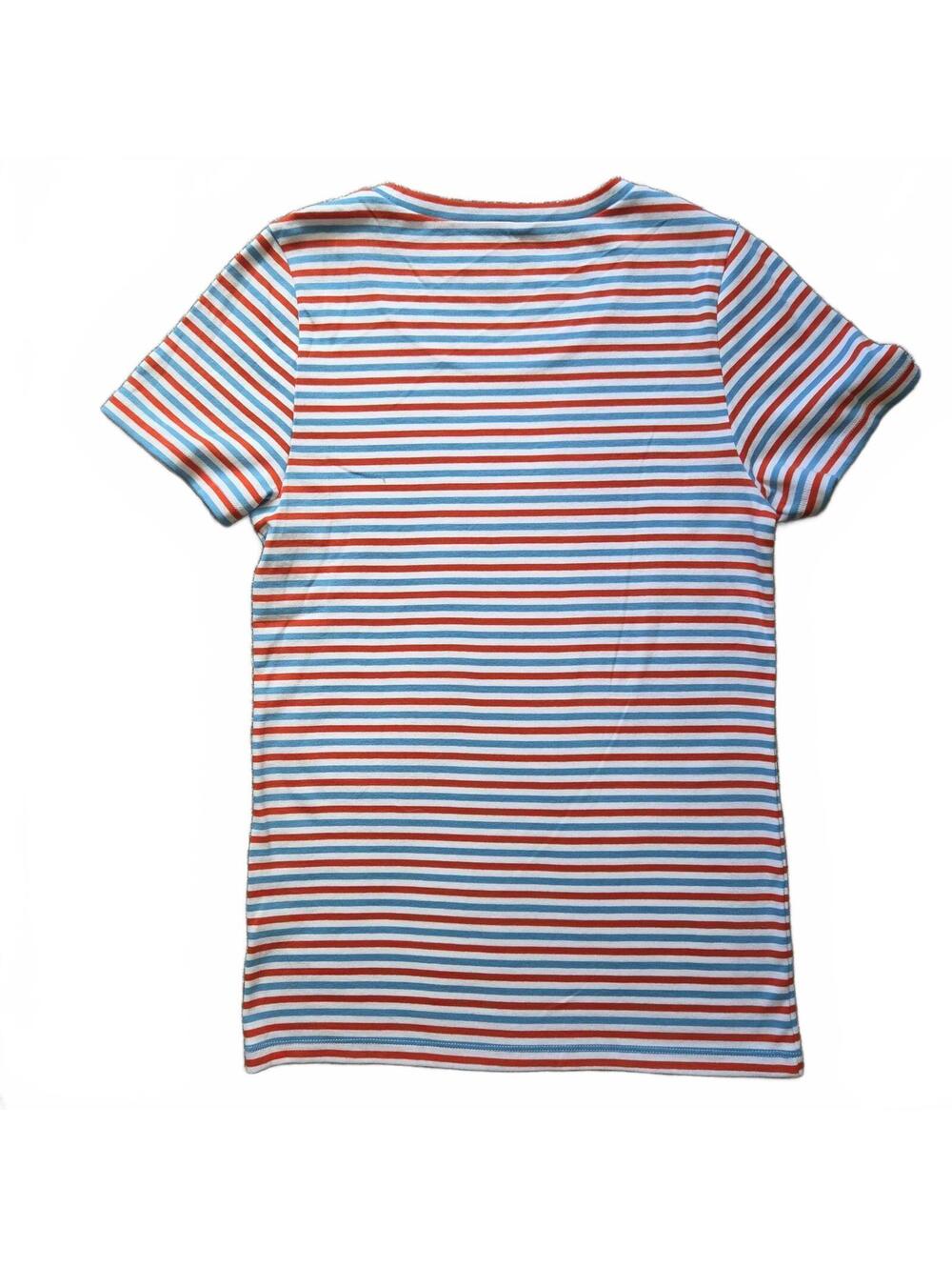 J.Crew Perfect Fit Striped Cotton T-Shirt Large - Picture 7 of 7